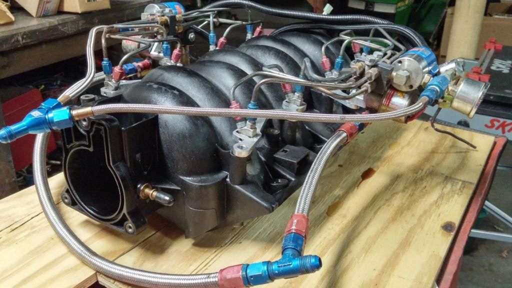 FS LS6 intake with Direct Port Nitrous plus Edelbrock progressive